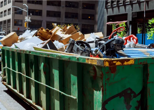 Use skip bins to dispose of builders waste